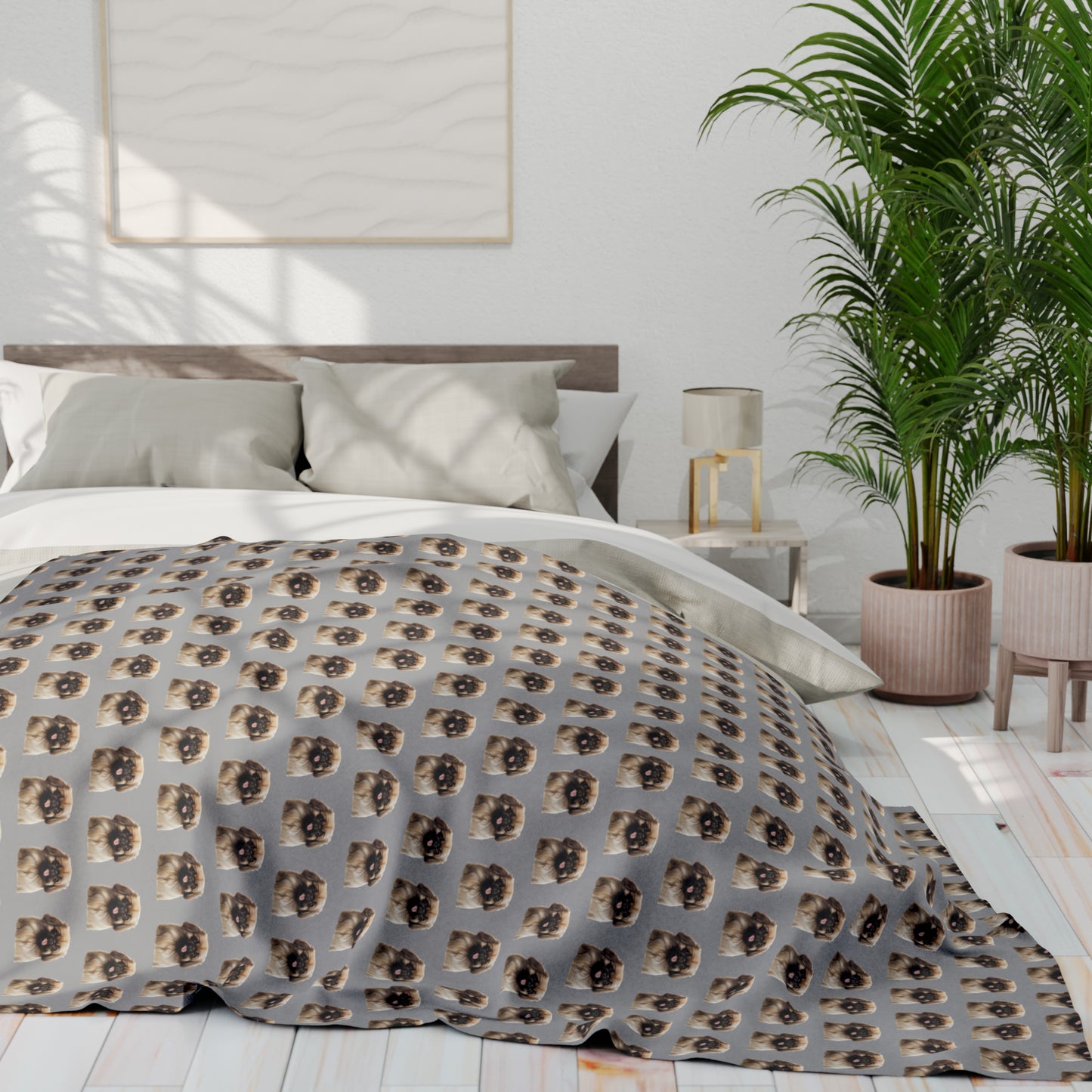 Pekingese Arctic Fleece Blanket