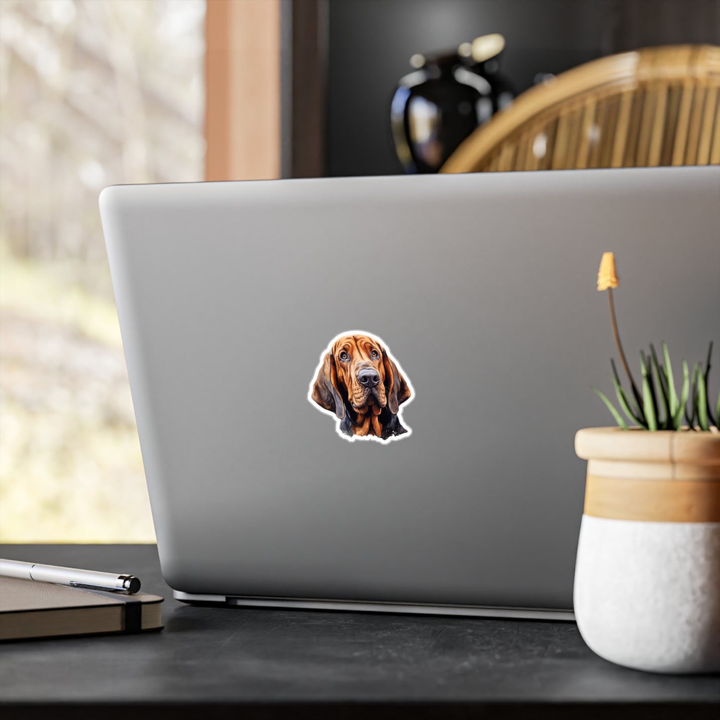Bloodhound Sticker - Kiss-Cut Vinyl Dog Decals