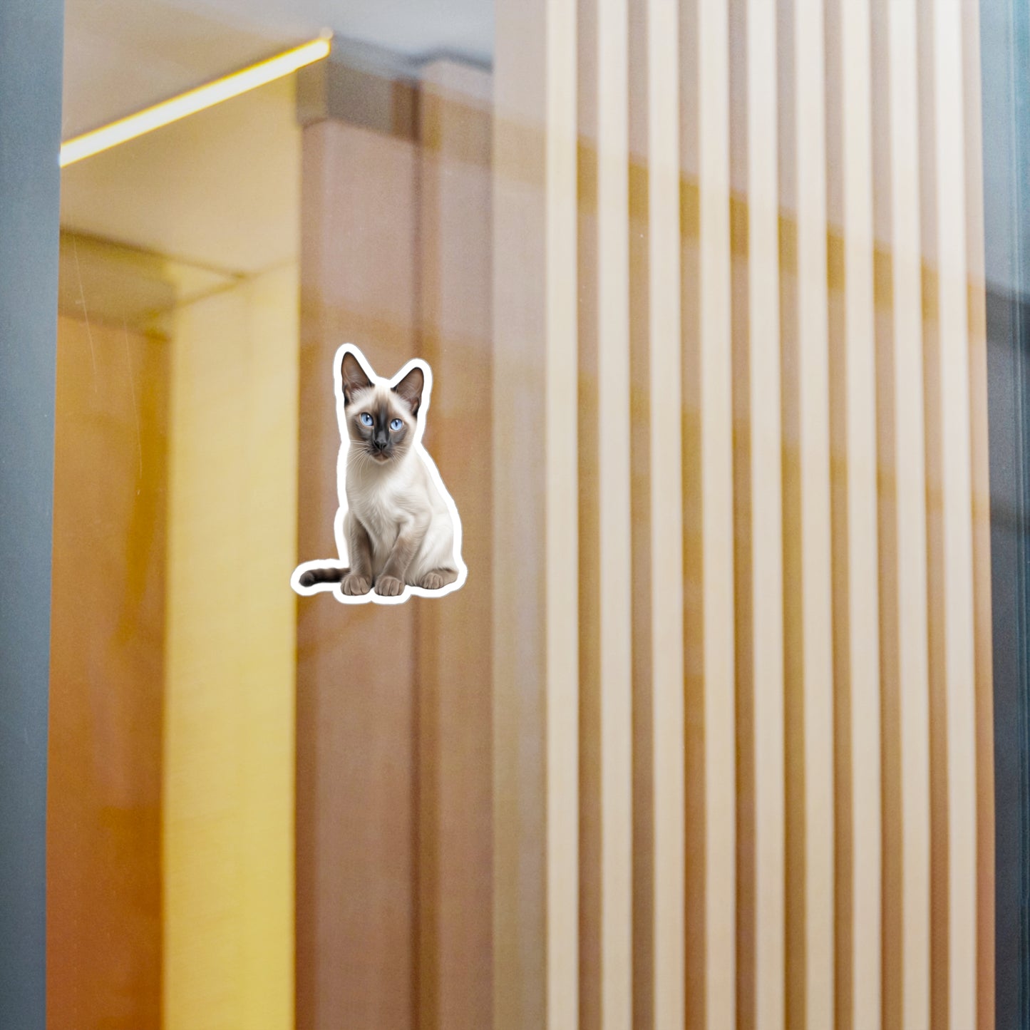 Siamese Cat Sticker | Pet Vinyl Decal | Animal Car Decal | Laptop Sticker | Window Decal