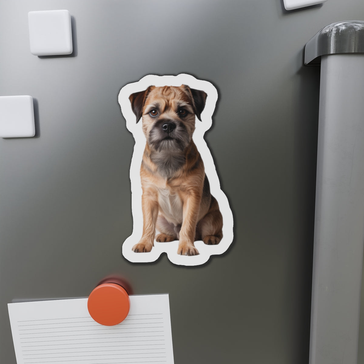 Border Terrier Die-Cut Magnet - Cute Dog Breed Refrigerator Magnet, Pet Lover Gift, Animal Decor, Fridge Decoration, Puppy Art Magnet