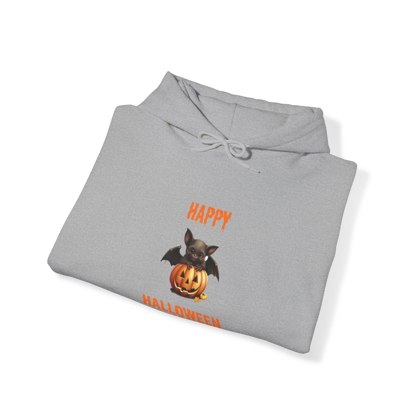 Happy Halloween Bat Hoodie - Unisex Heavy Blend Hooded Sweatshirt