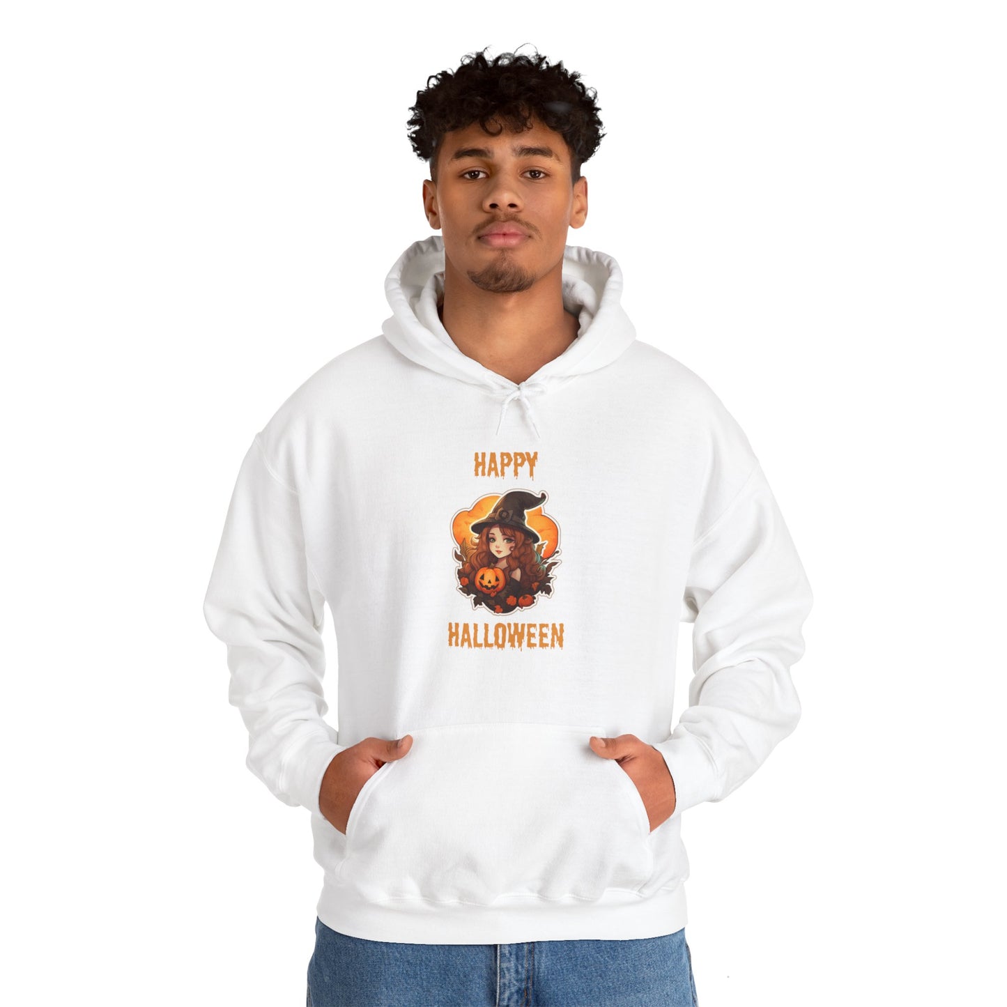 Witch Happy Halloween Unisex Heavy Blend Hooded Sweatshirt