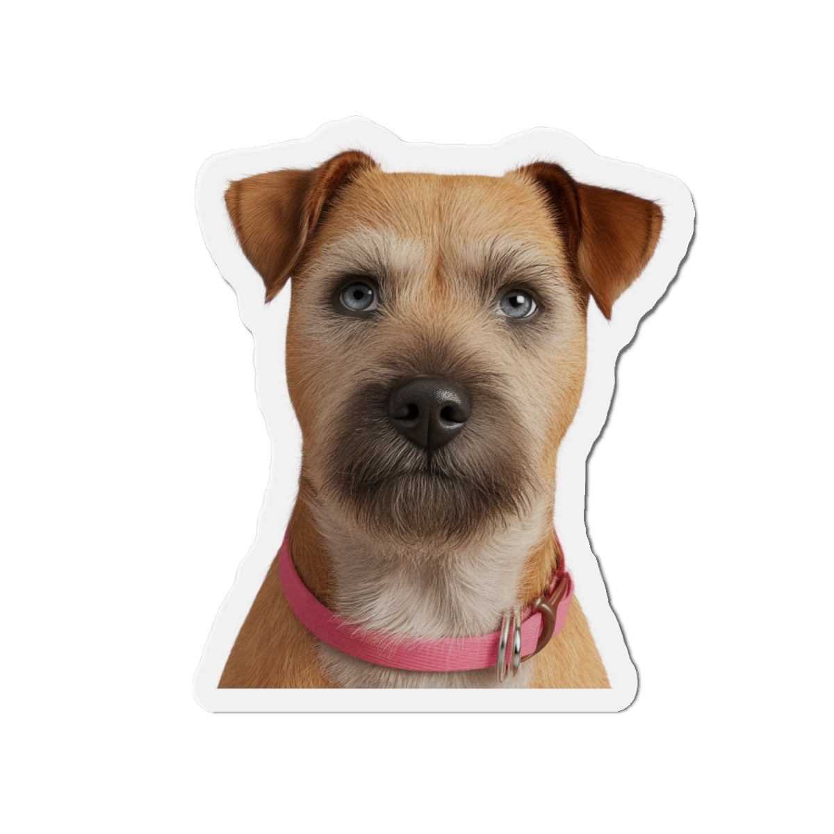 Border Terrier Die-Cut Magnet - Cute Dog Breed Refrigerator Magnet, Pet Lover Gift, Animal Decor, Fridge Decoration, Puppy Art Magnet