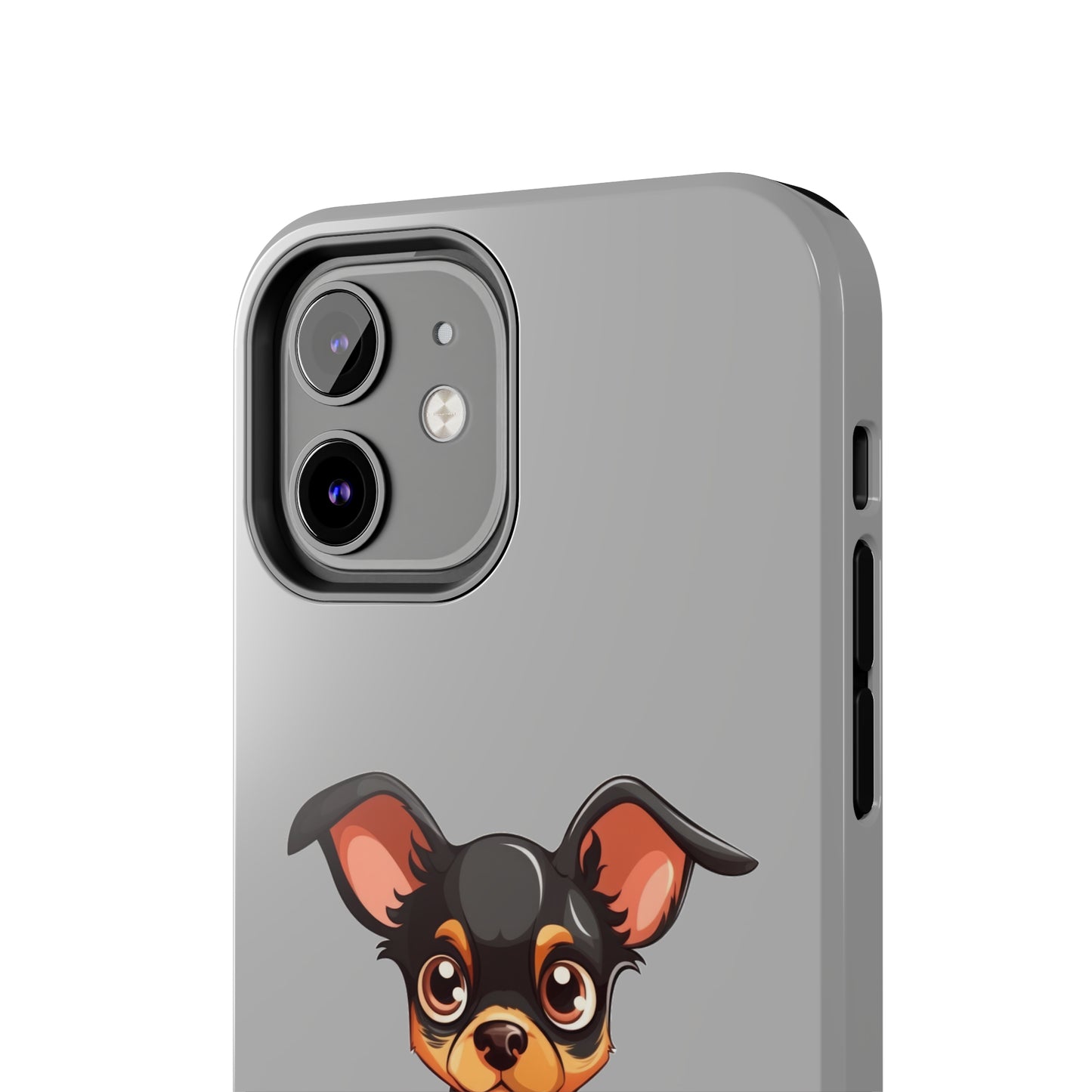 Light Grey Chihuahua Tough Phone Case