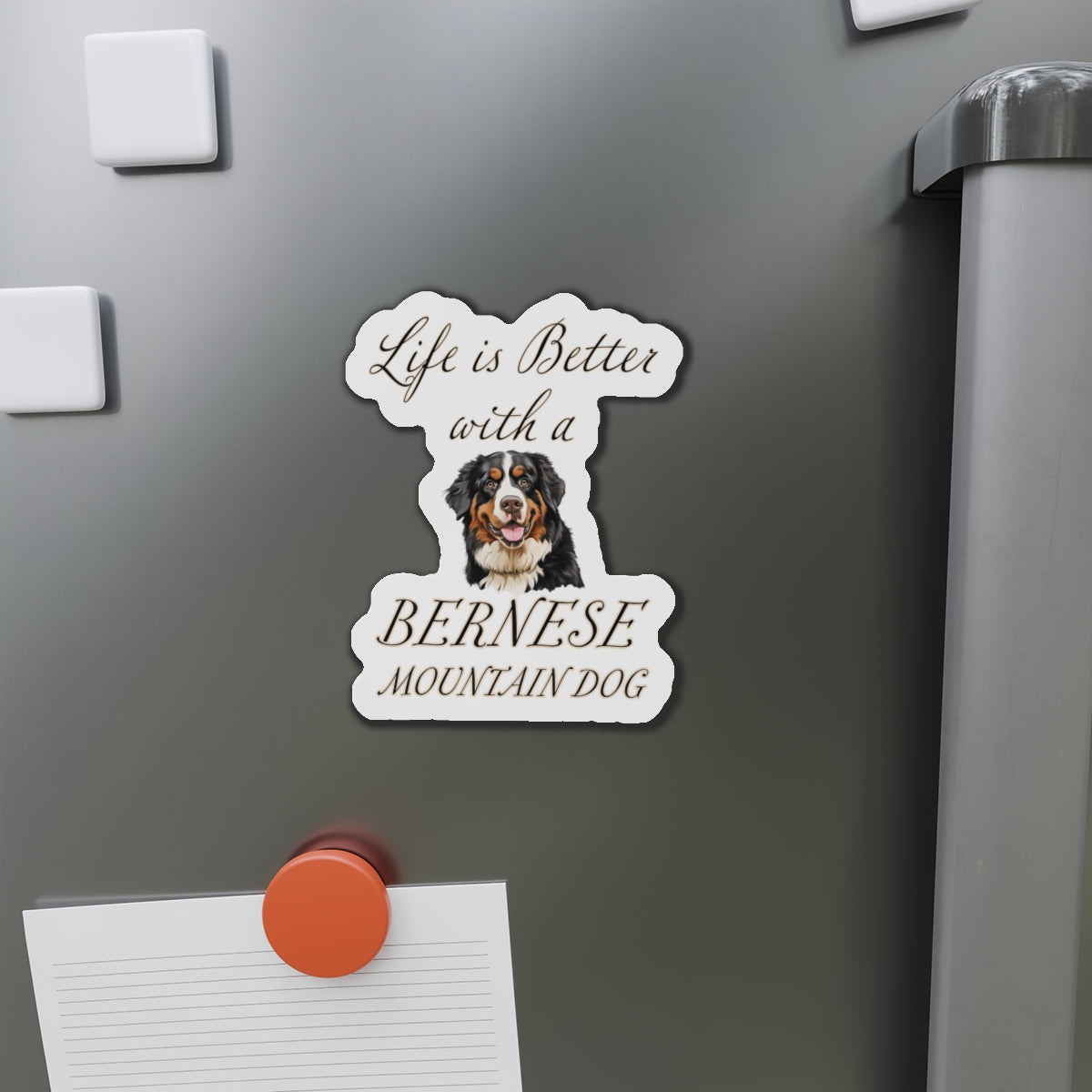 Bernese Mountain Dog Magnet - Die Cut Dog Magnet