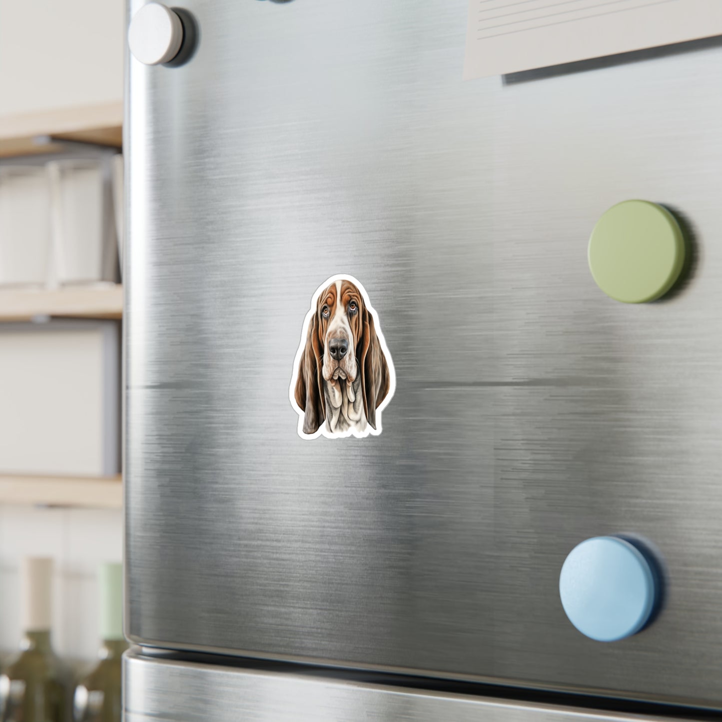 Basset Hound Sticker - Kiss-Cut Vinyl Dog Decals