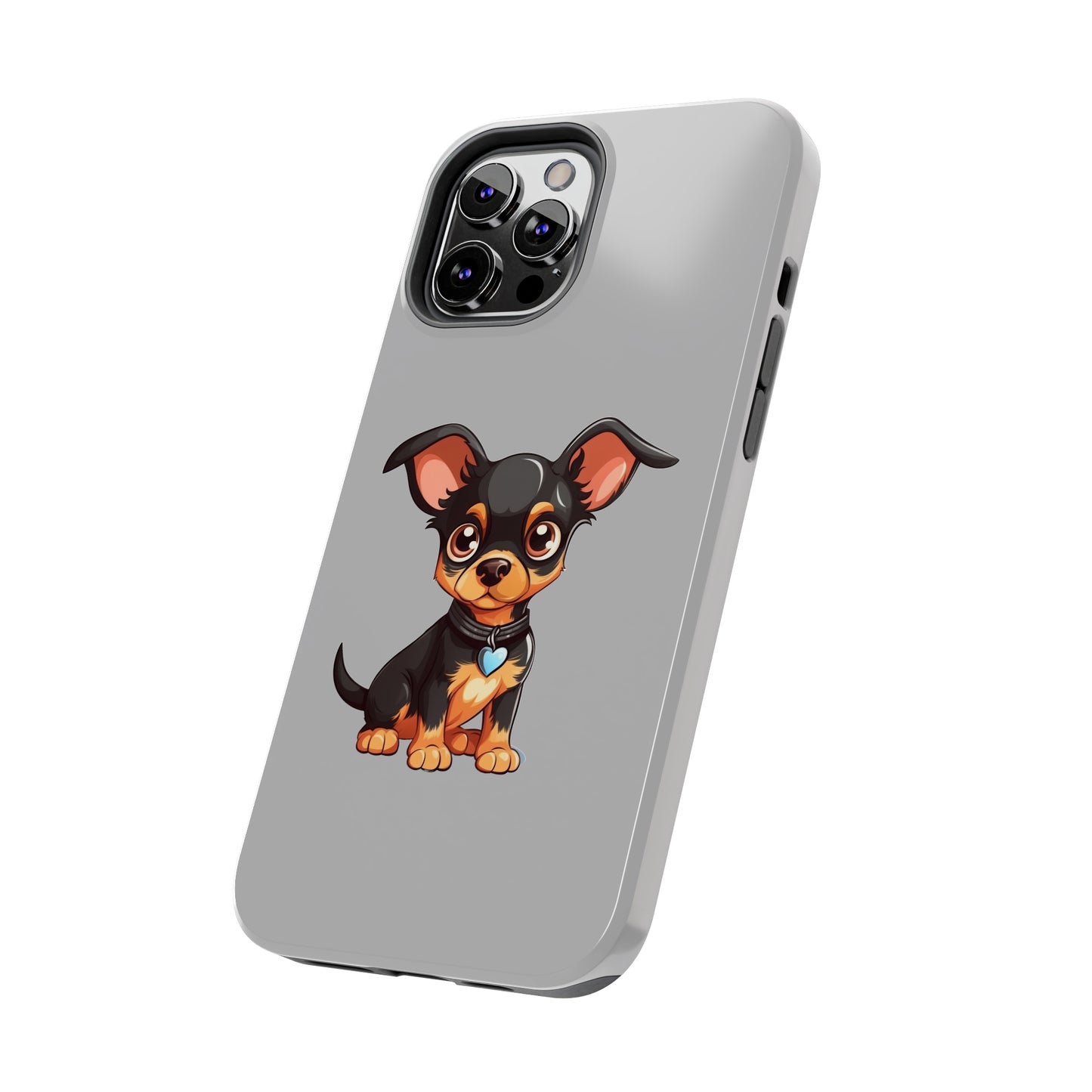 Light Grey Chihuahua Tough Phone Case