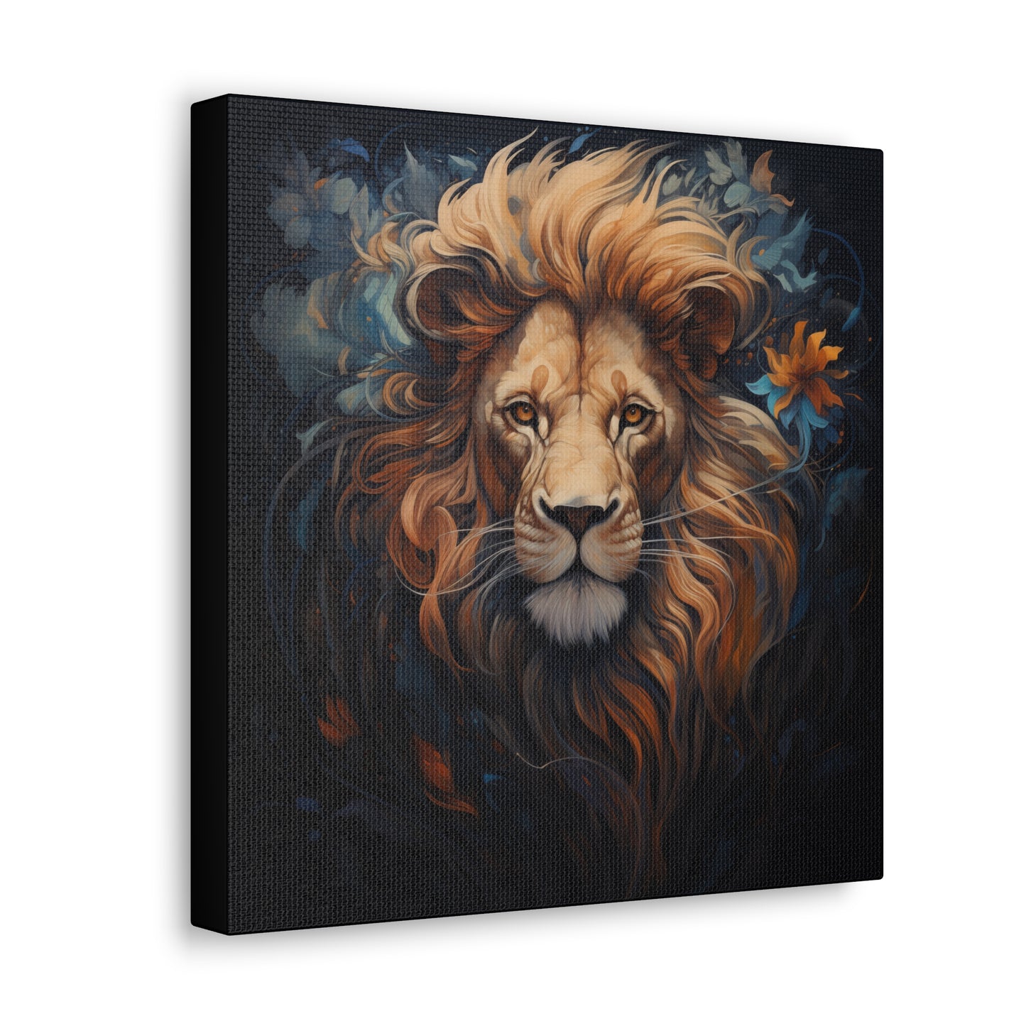 Lion Art - Animal Print - Canvas Gallery Wraps