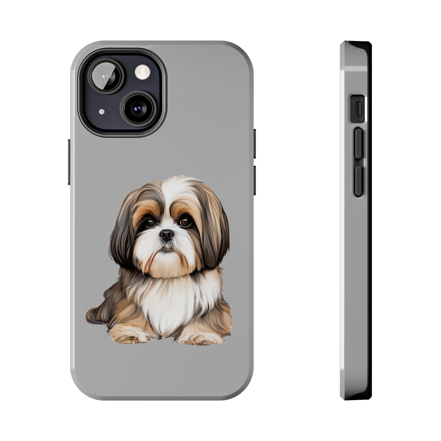 Light Grey Shih Tzu Tough Phone Case