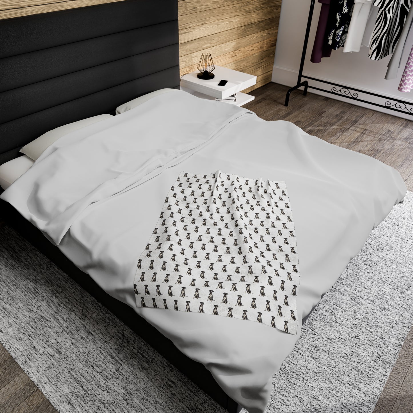 Great Dane Velveteen Plush Blanket