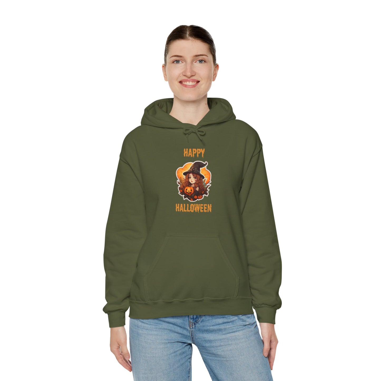Witch Happy Halloween Unisex Heavy Blend Hooded Sweatshirt