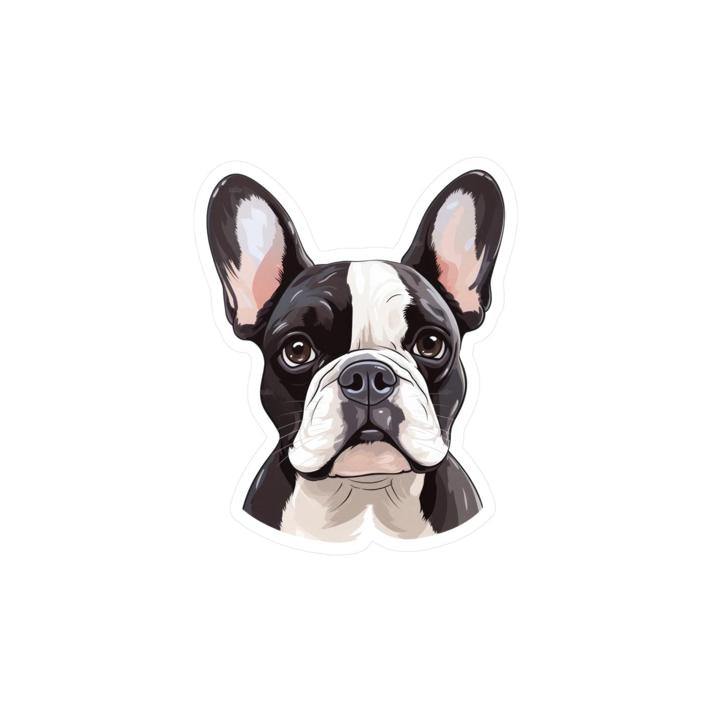 French Bulldog Sticker - Kiss-Cut Vinyl Decals