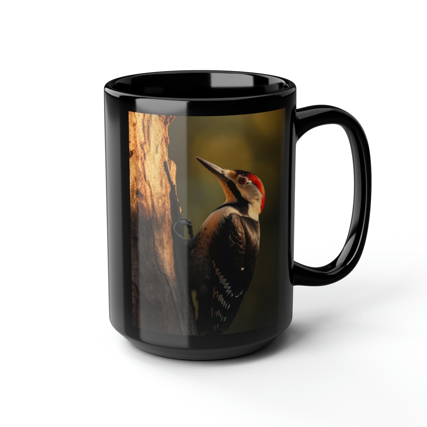 Woodpecker Mug - 15 oz Ceramic Mug