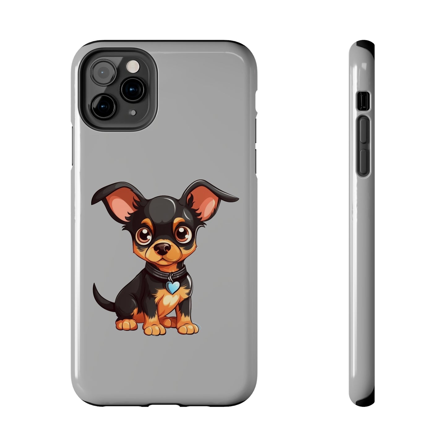 Light Grey Chihuahua Tough Phone Case