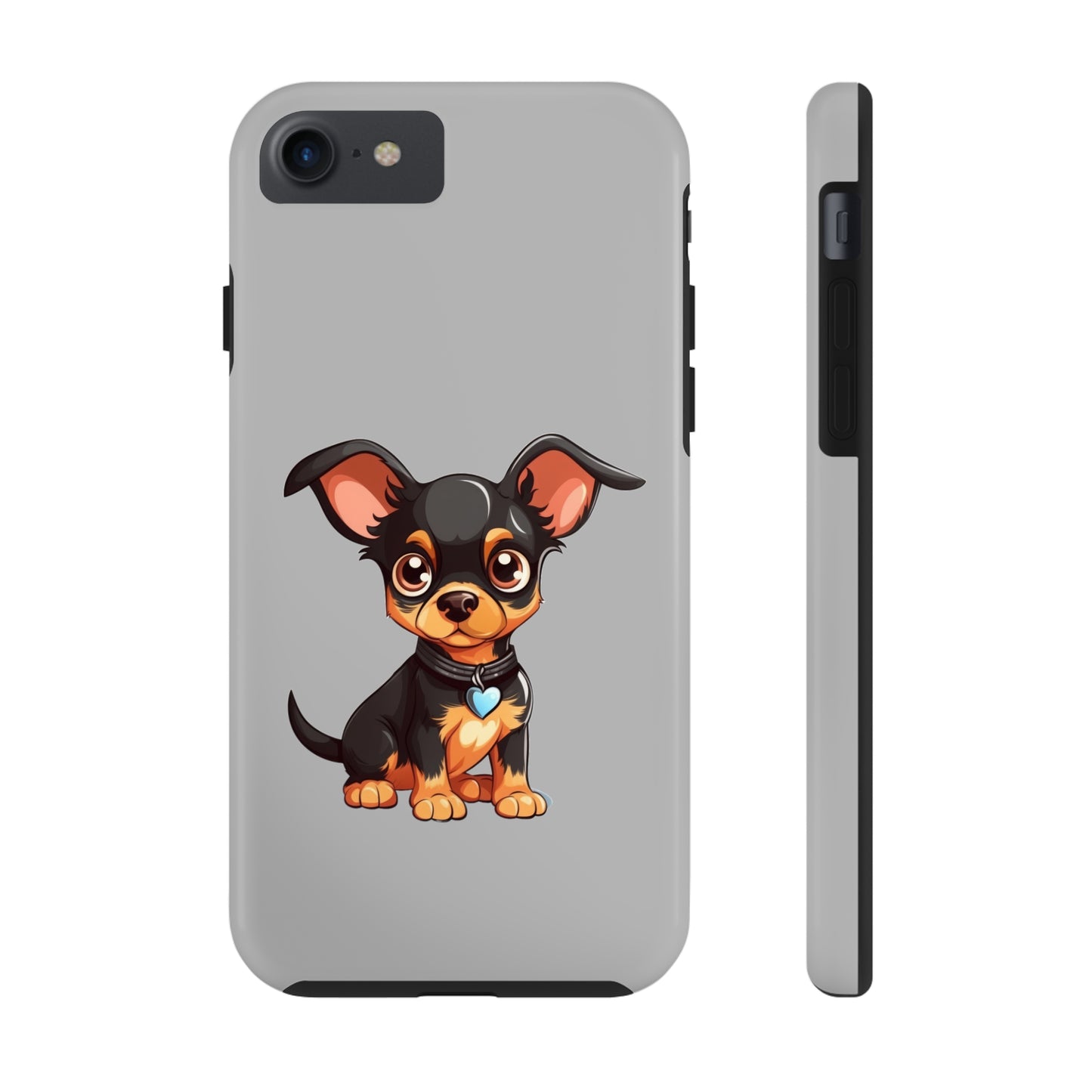 Light Grey Chihuahua Tough Phone Case