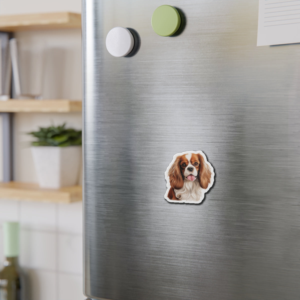 Cavalier King Charles Spaniel Magnet | Die Cut Dog Magnet | Pet Kitchen Decor