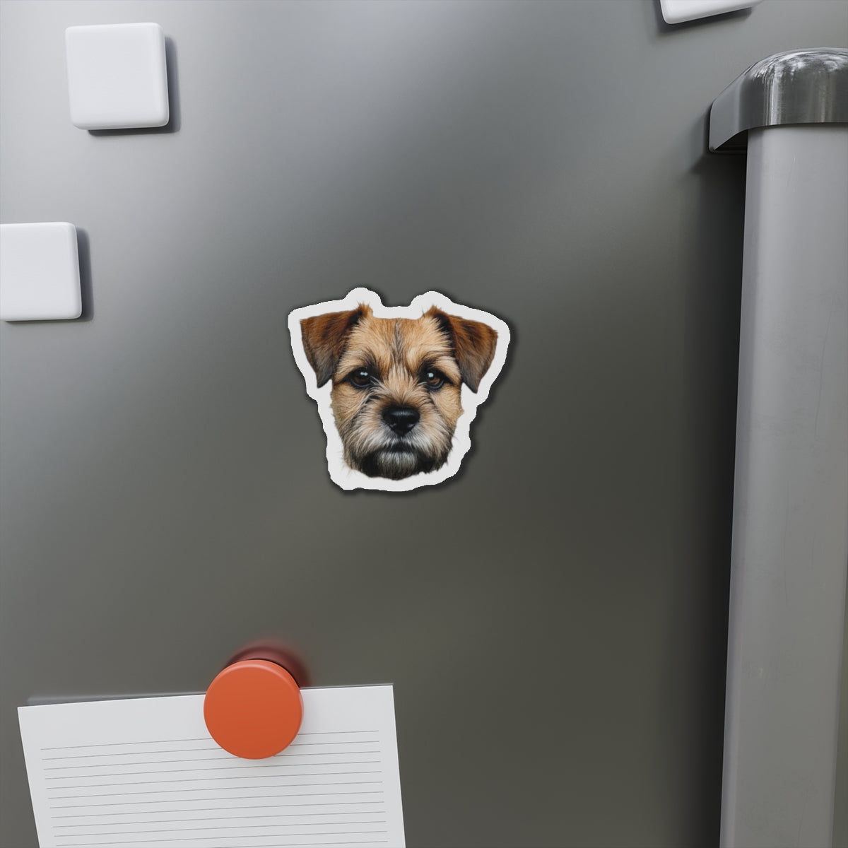 Border Terrier Die-Cut Magnet - Cute Dog Breed Refrigerator Magnet, Pet Lover Gift, Animal Decor, Fridge Decoration, Puppy Art Magnet