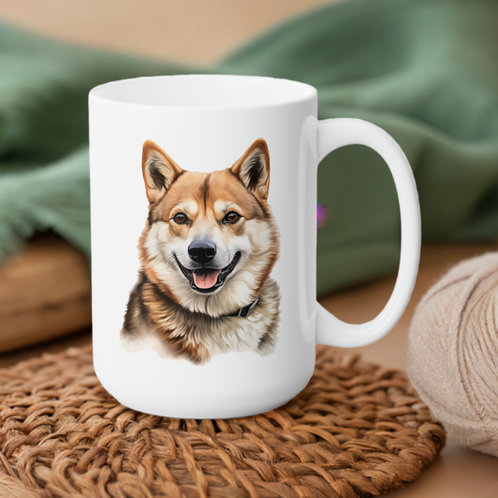 Akita Mug - Dog Mom Gift, Dog Dad Gift - 15 oz