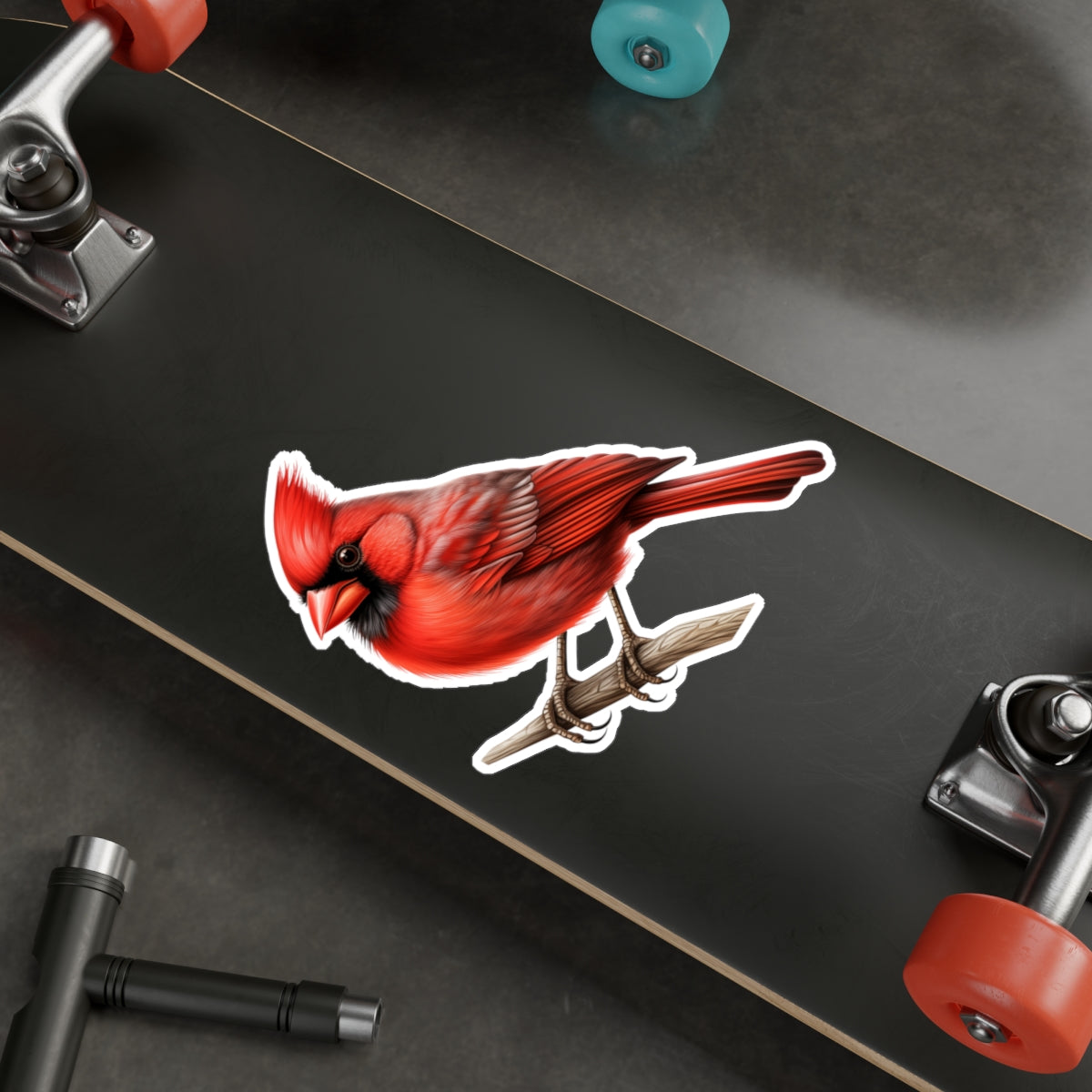 Cardinal Sticker - Waterproof Bird Decal