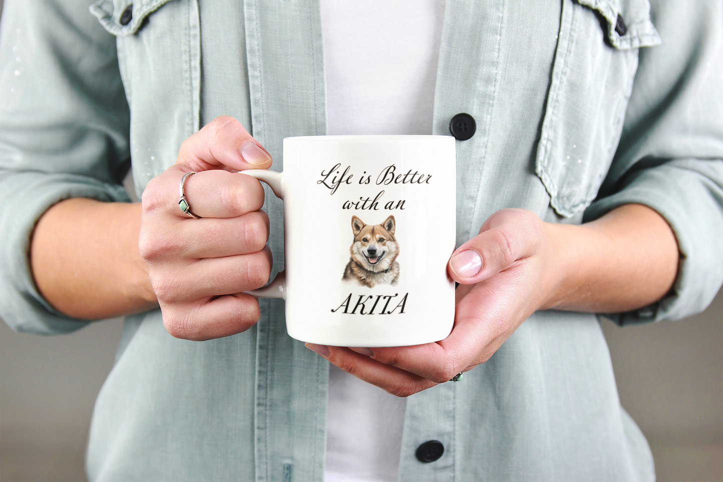 Akita Mug - 11 oz