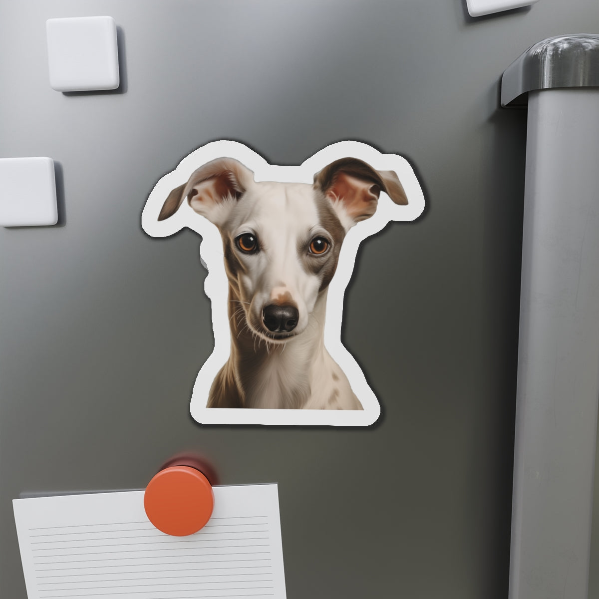 Whippet Fridge Magnet