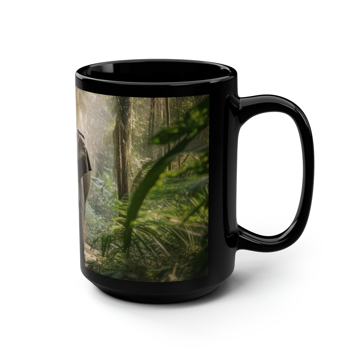 Elephant Mug - 15 oz Ceramic Mug