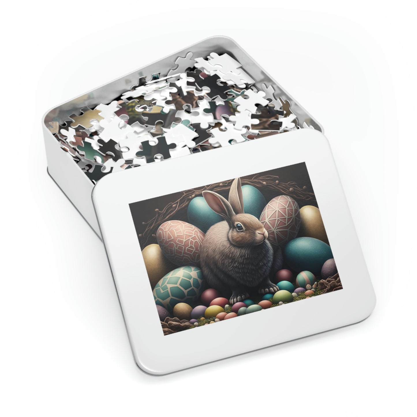 Bunny and Easter Eggs Puzzle (500, 1000 piece)