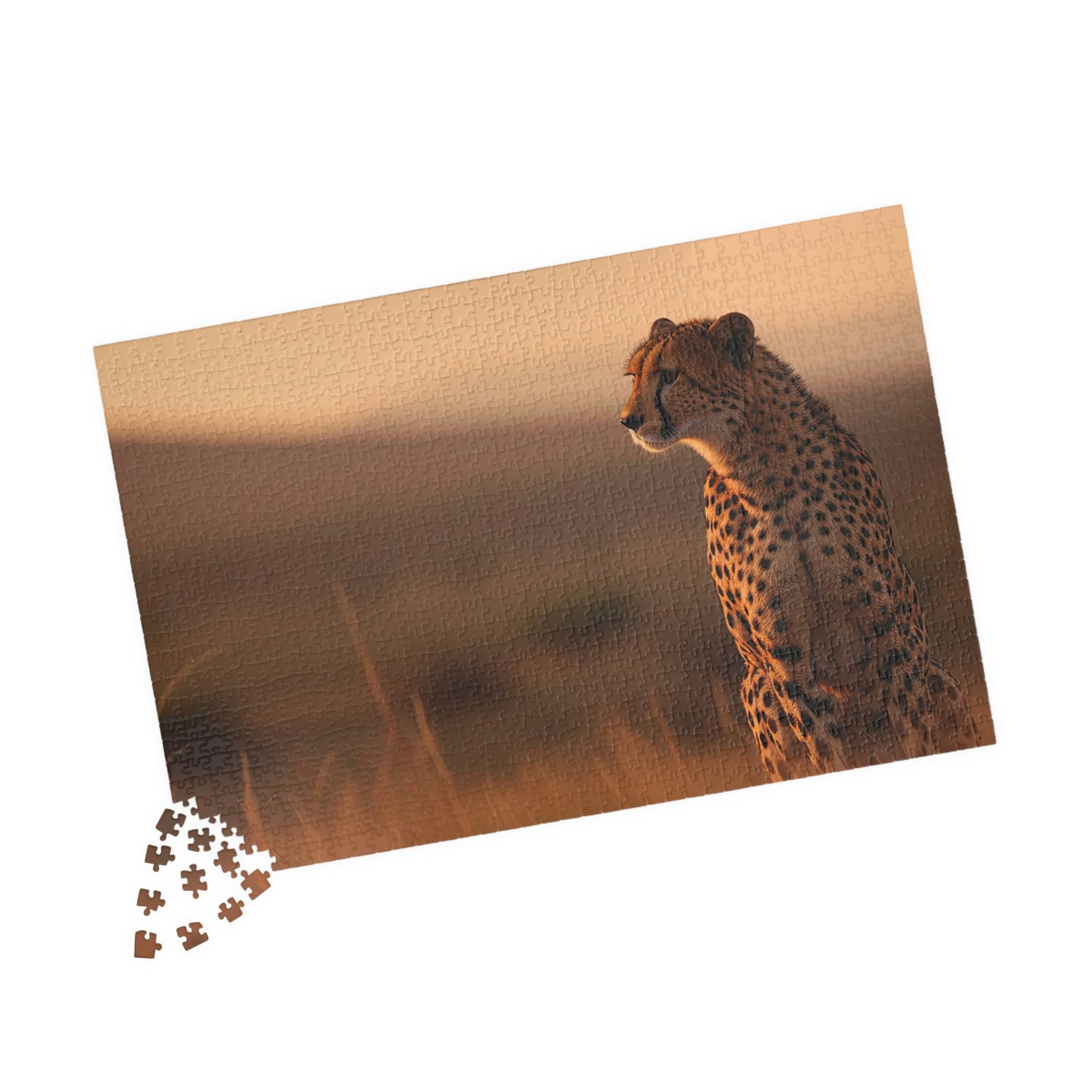 cheetah puzzle pieces
