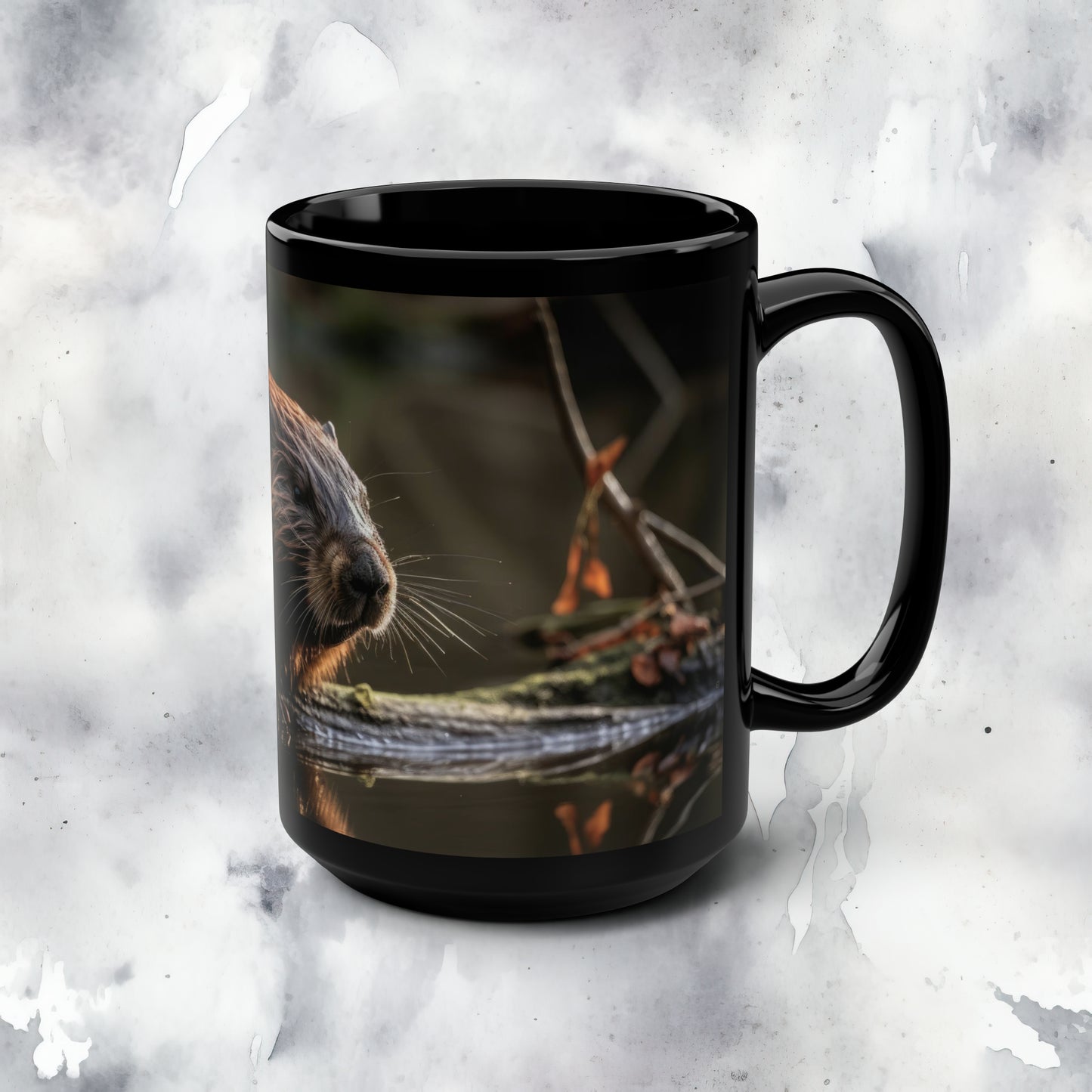 Beaver Mug - 15 oz Ceramic Mug