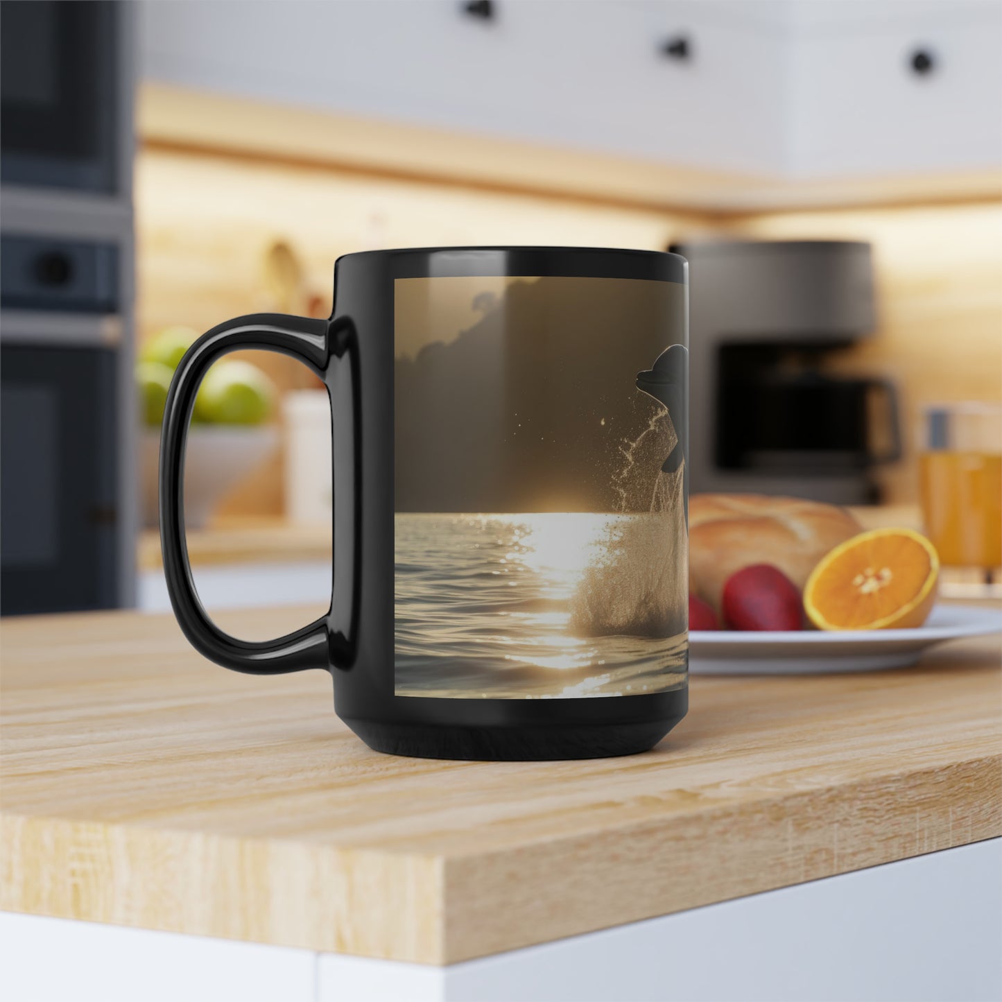 Dolphin Mug - 15 oz Ceramic Mug