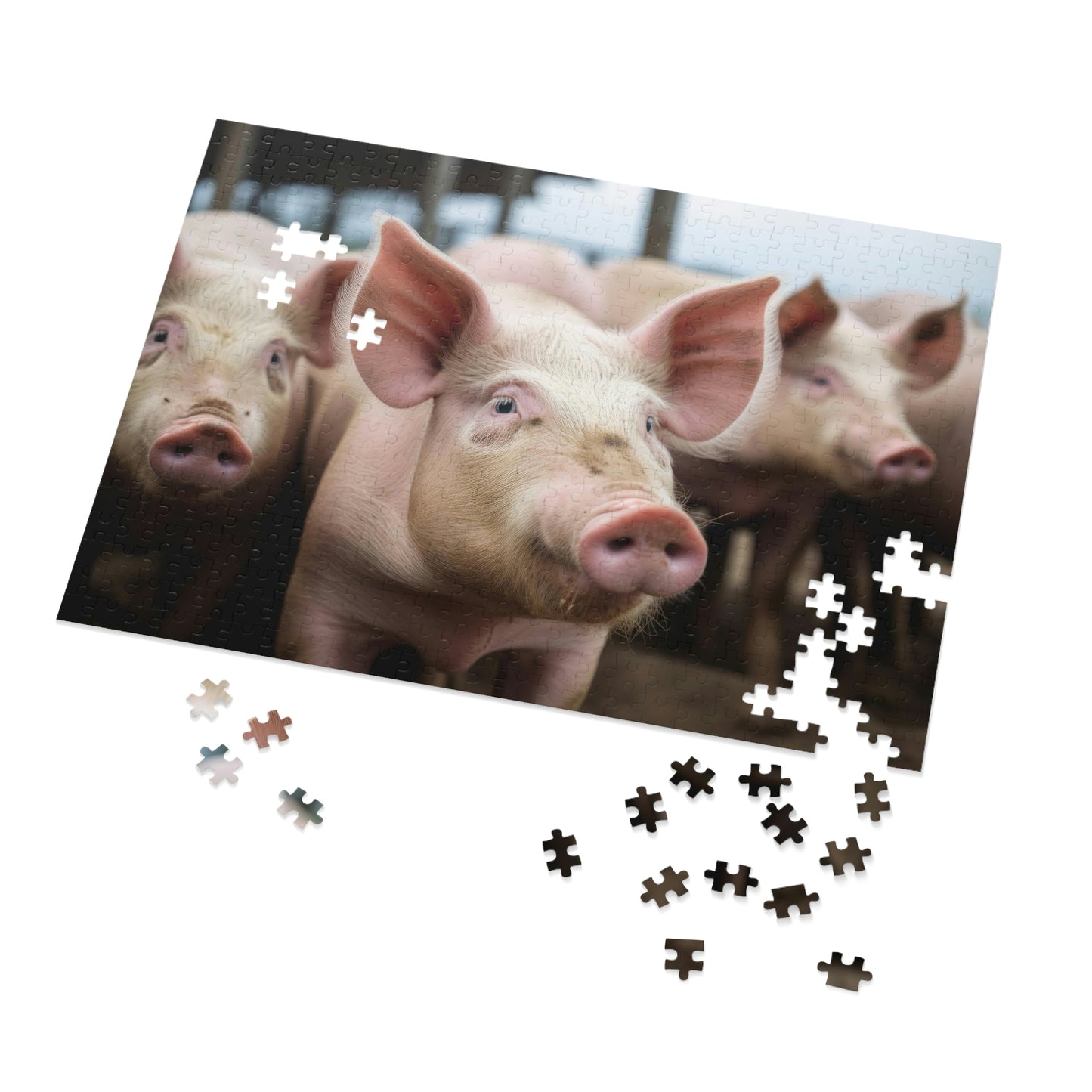 Pigs Puzzle 1: (500, 1000 piece)