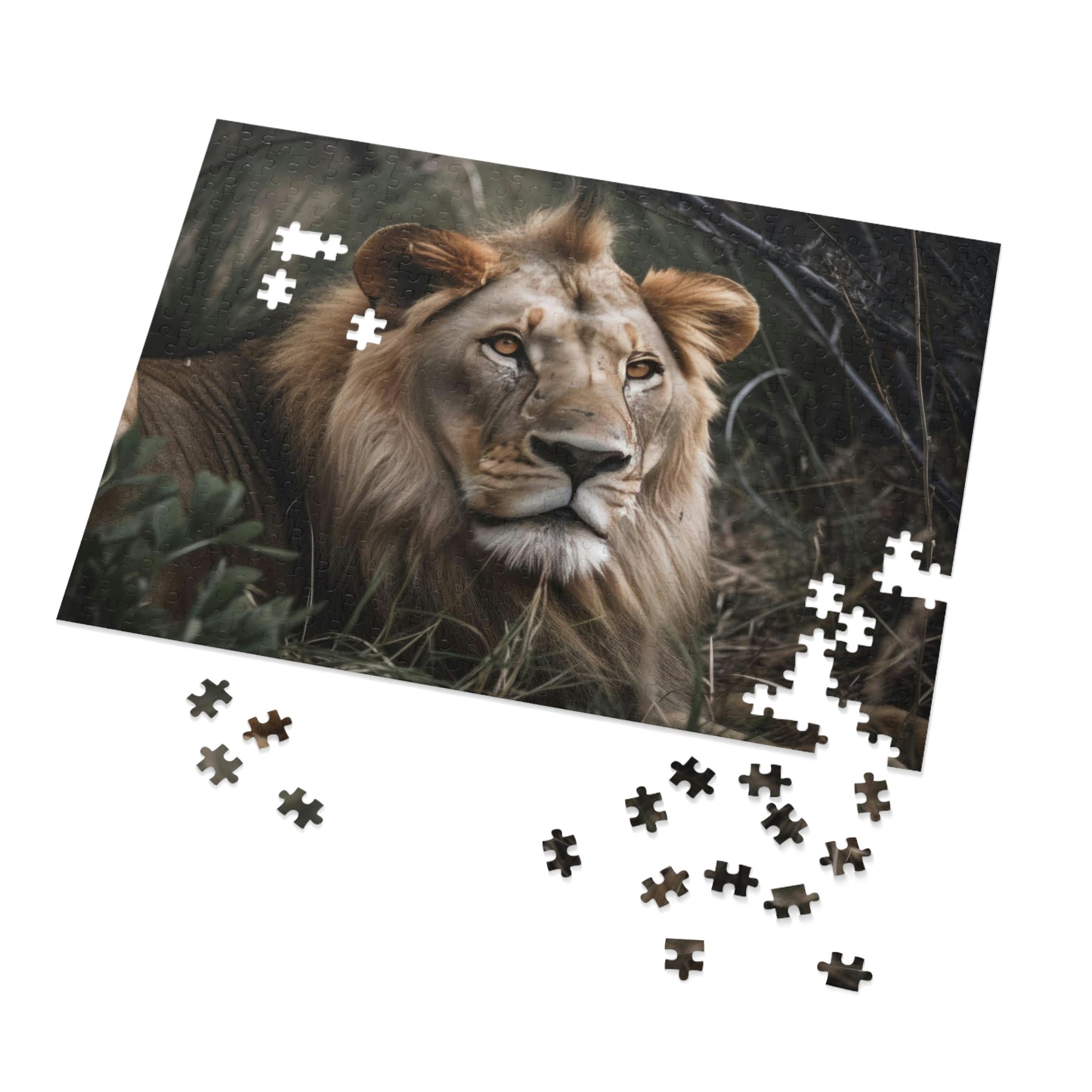 Majestic Lion 1 Puzzle: (500, 1000 pc)