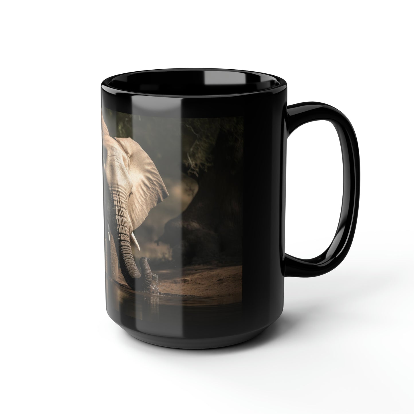 Elephant Mug - 15 oz Ceramic Mug