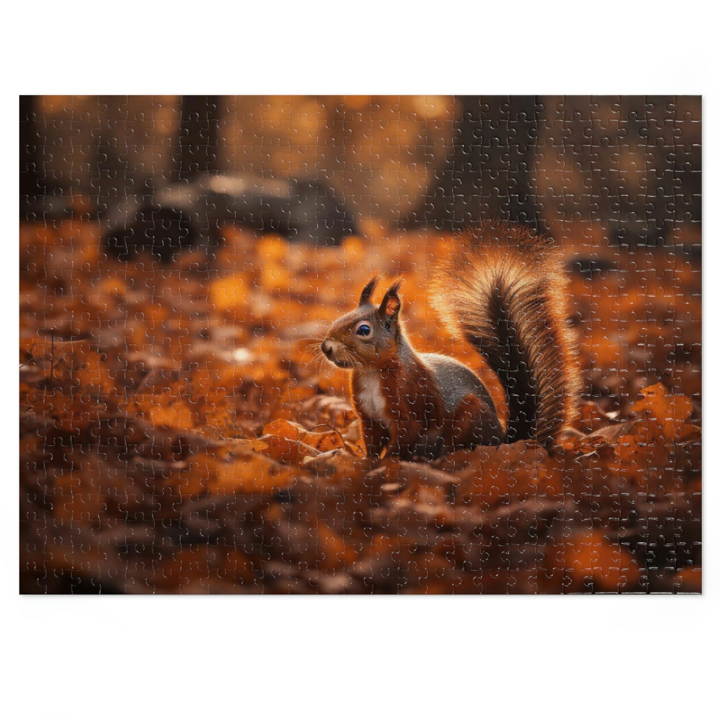 Squirrel's Autumn Harvest Puzzle (500, 1000 piece)