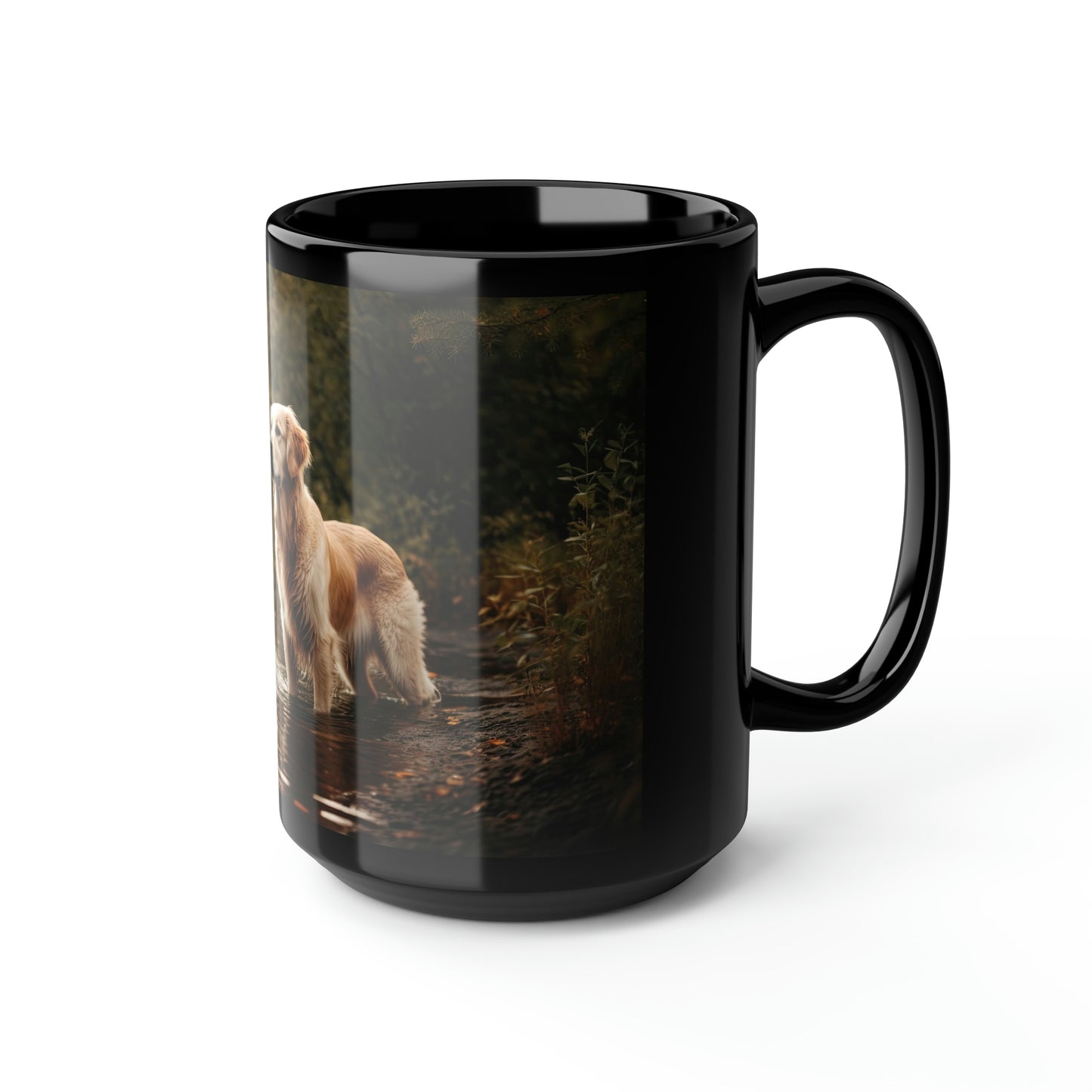 Golden Retriever Mug - 15 oz Ceramic Mug