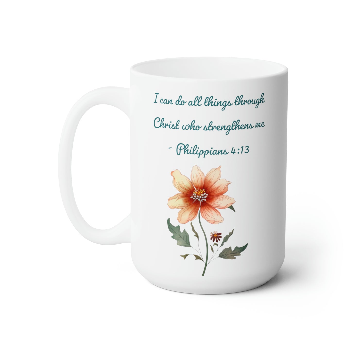 Philippians 4:13 Mug 15oz
