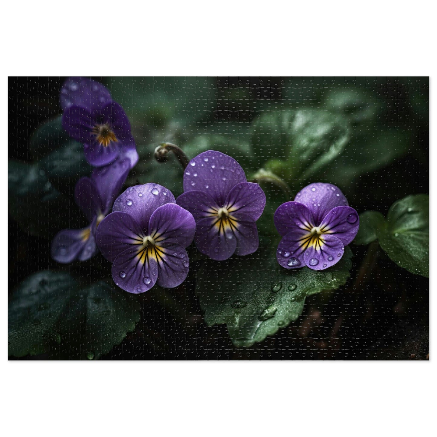 Enchanting Violets 3 Puzzle: (500, 1000 pc)