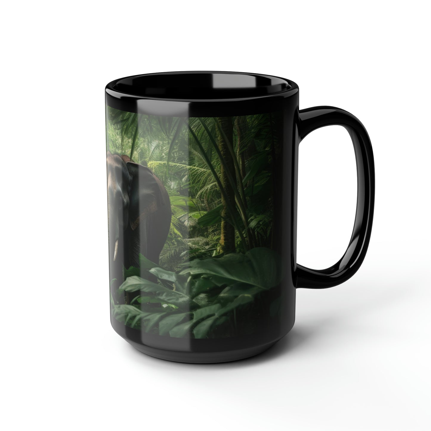 Elephant Mug - 15 oz Ceramic Mug