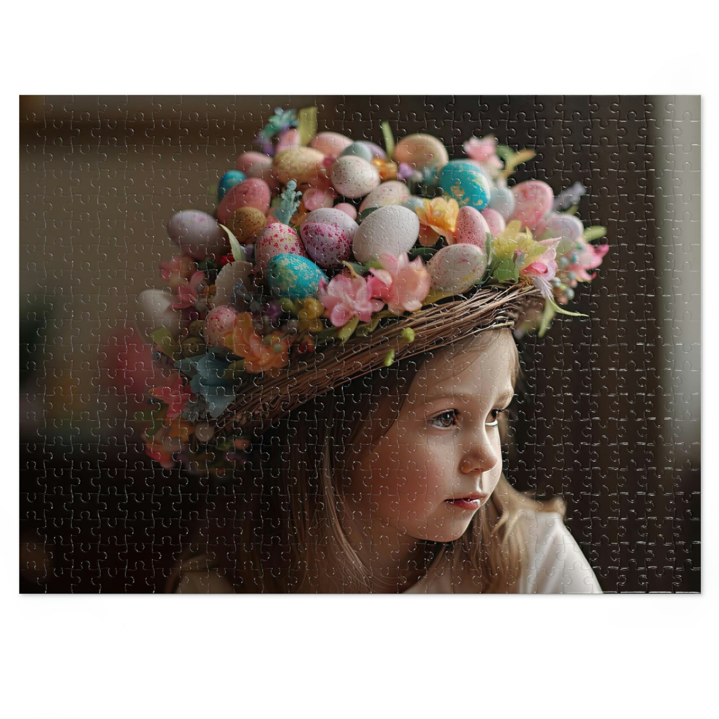 Girl in Easter Bonnet Puzzle (500, 1000 pc)