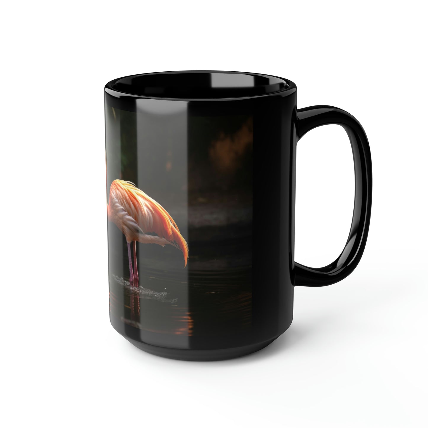 Flamingo Mug - 15 oz Ceramic Mug