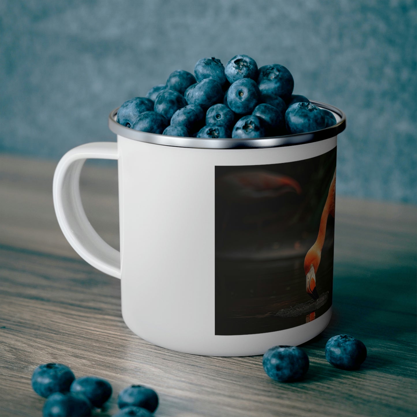 Flamingo Camping Mug, Enamel