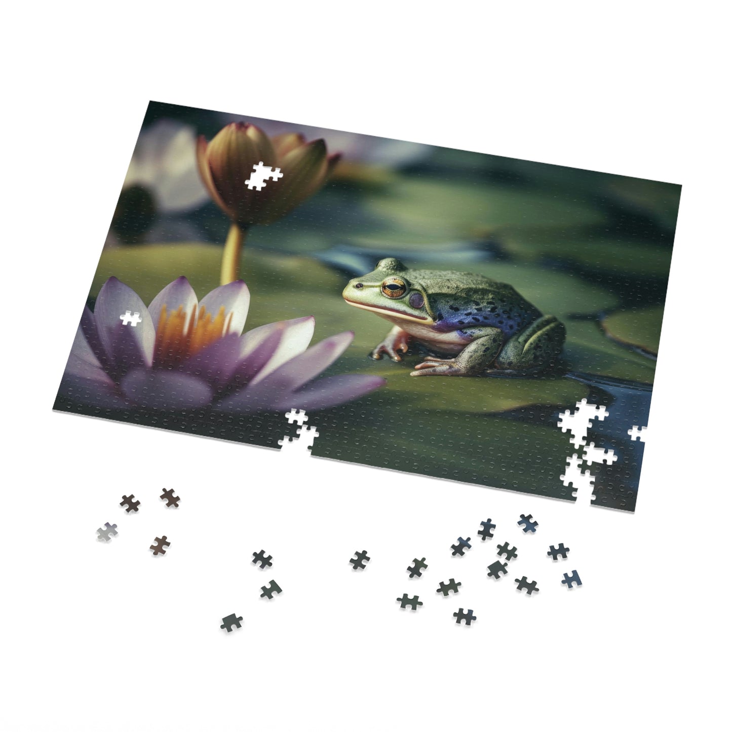 Frog's Waterlily 3 (500, 1000 piece)