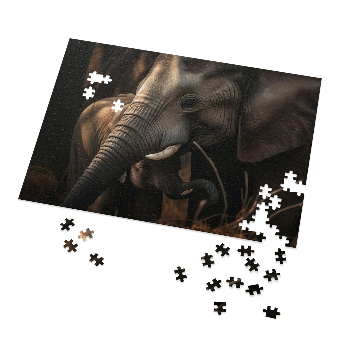 Elephant's Gentle Embrace 3 (500, 1000 piece)