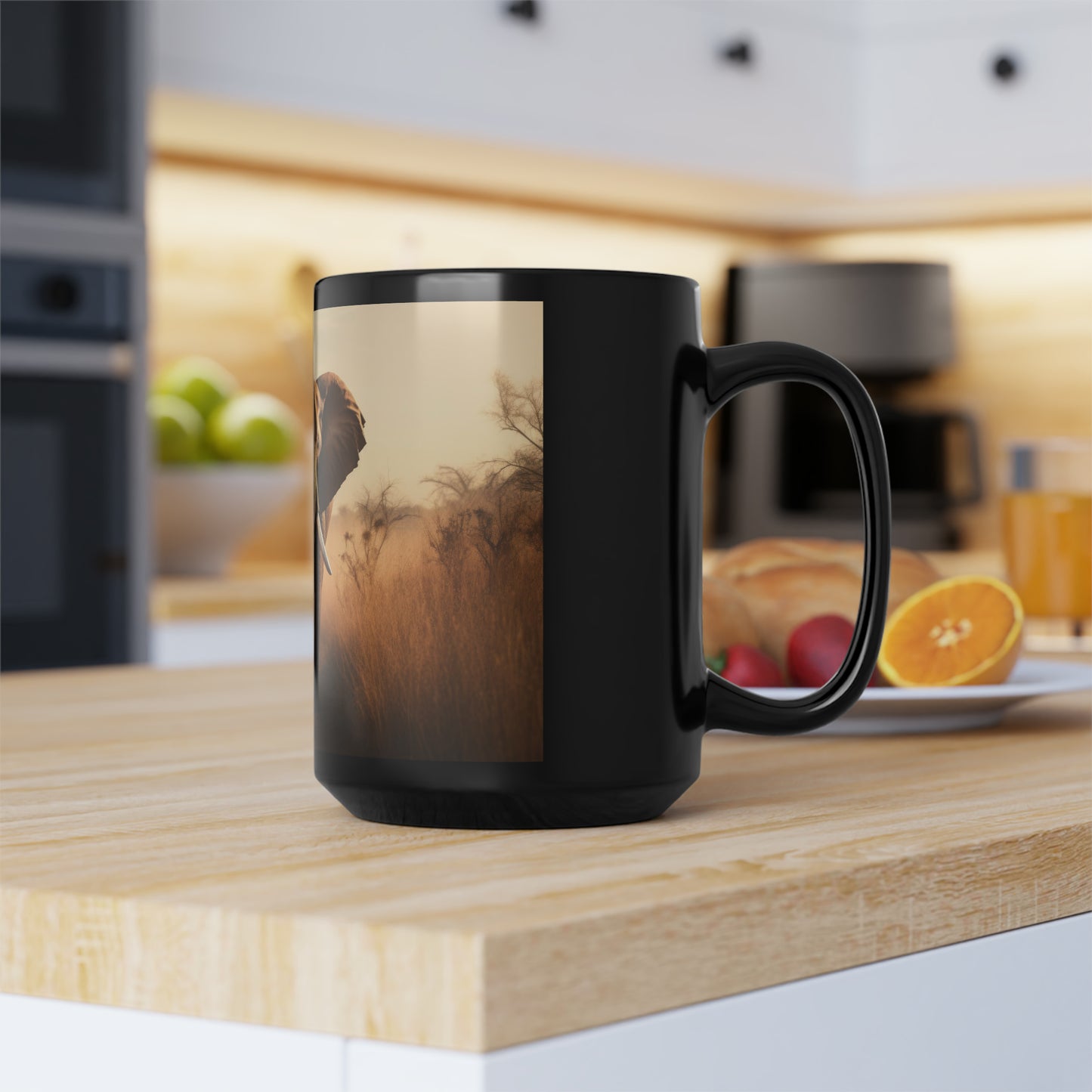 Elephant Mug - 15 oz Ceramic Mug
