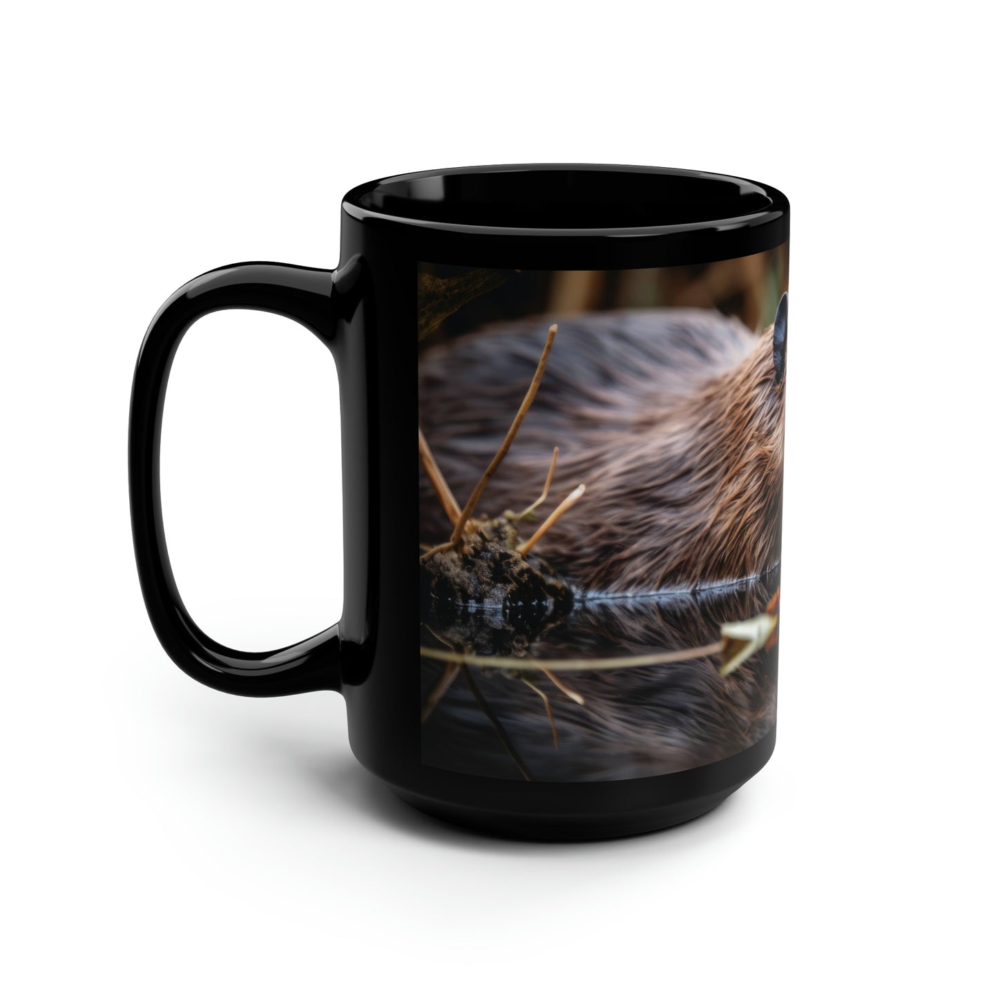 Beaver Mug - 15 oz Ceramic Mug