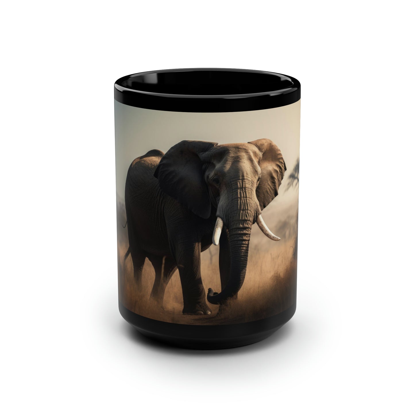 Elephant Mug - 15 oz Ceramic Mug