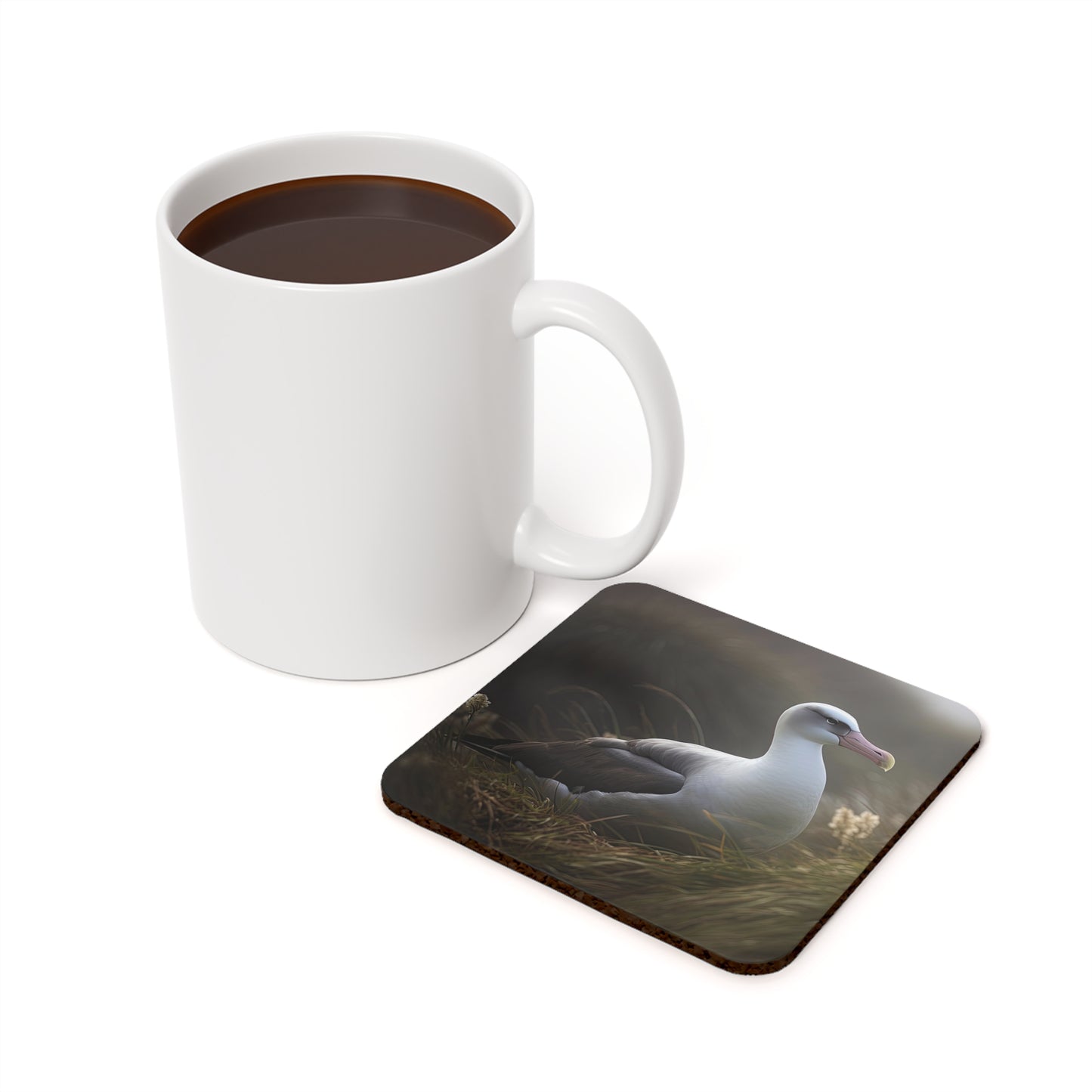 Albatross Coaster - Cork Back