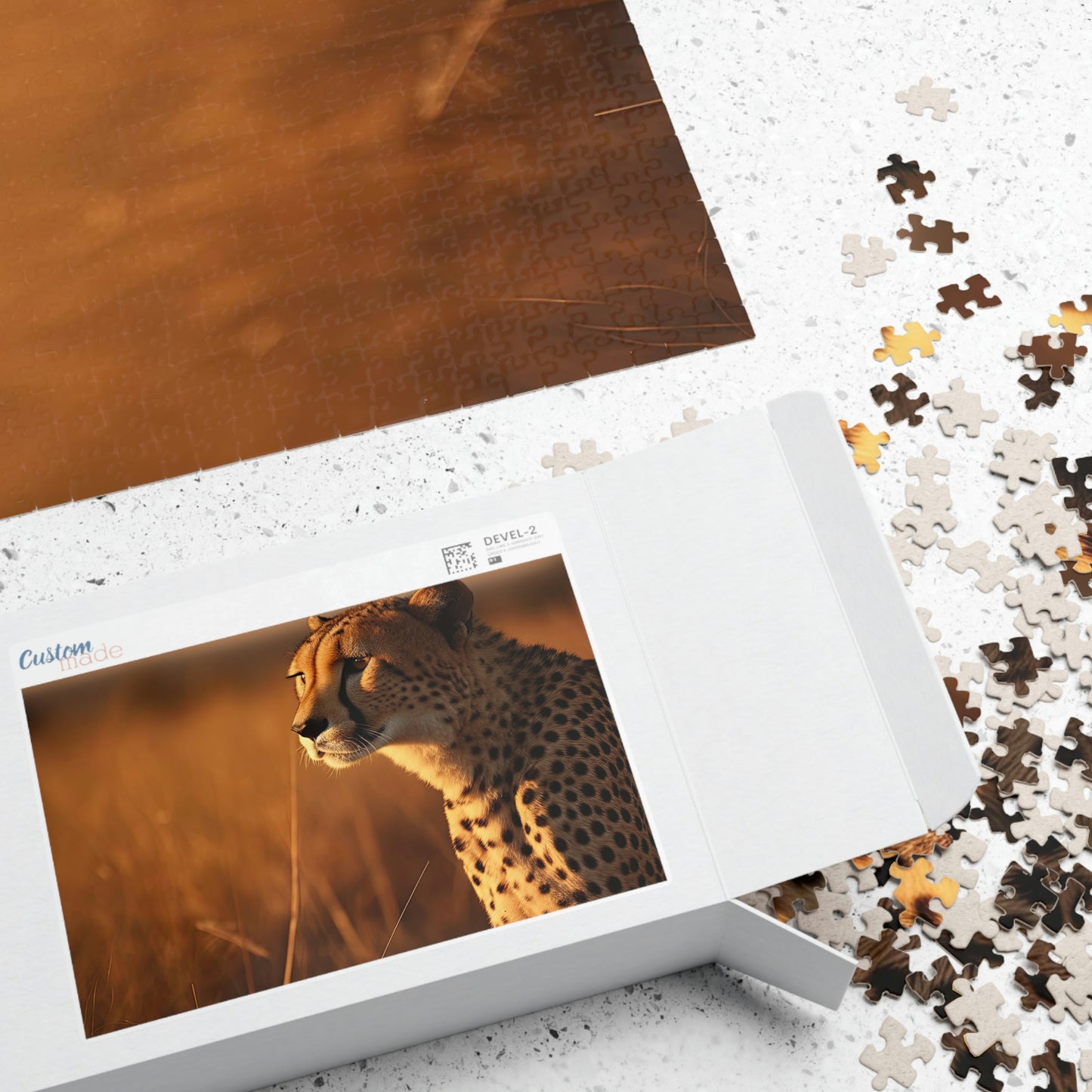 cheetah puzzle box