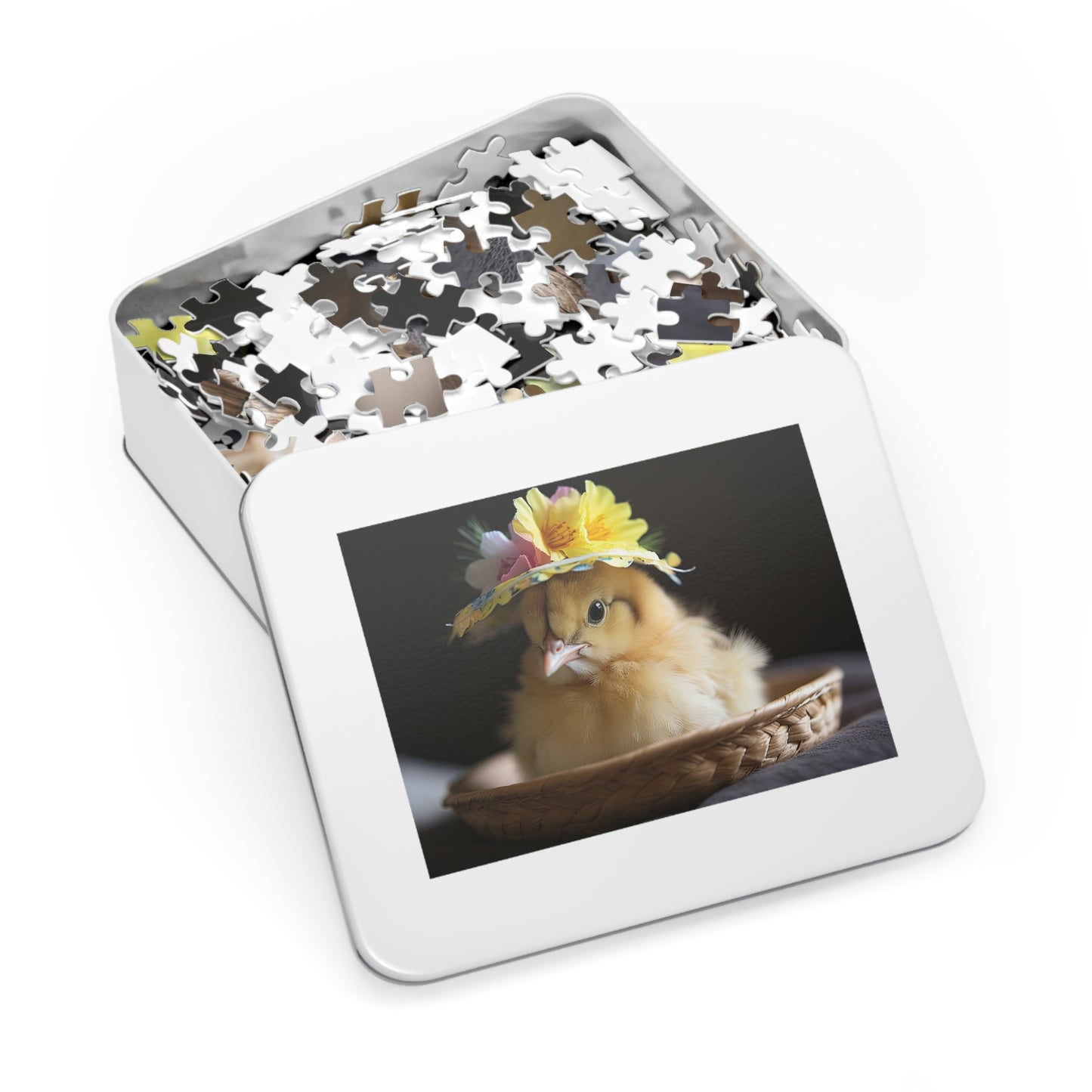 Easter Chick in Bonnet Puzzle (500, 1000 pc)