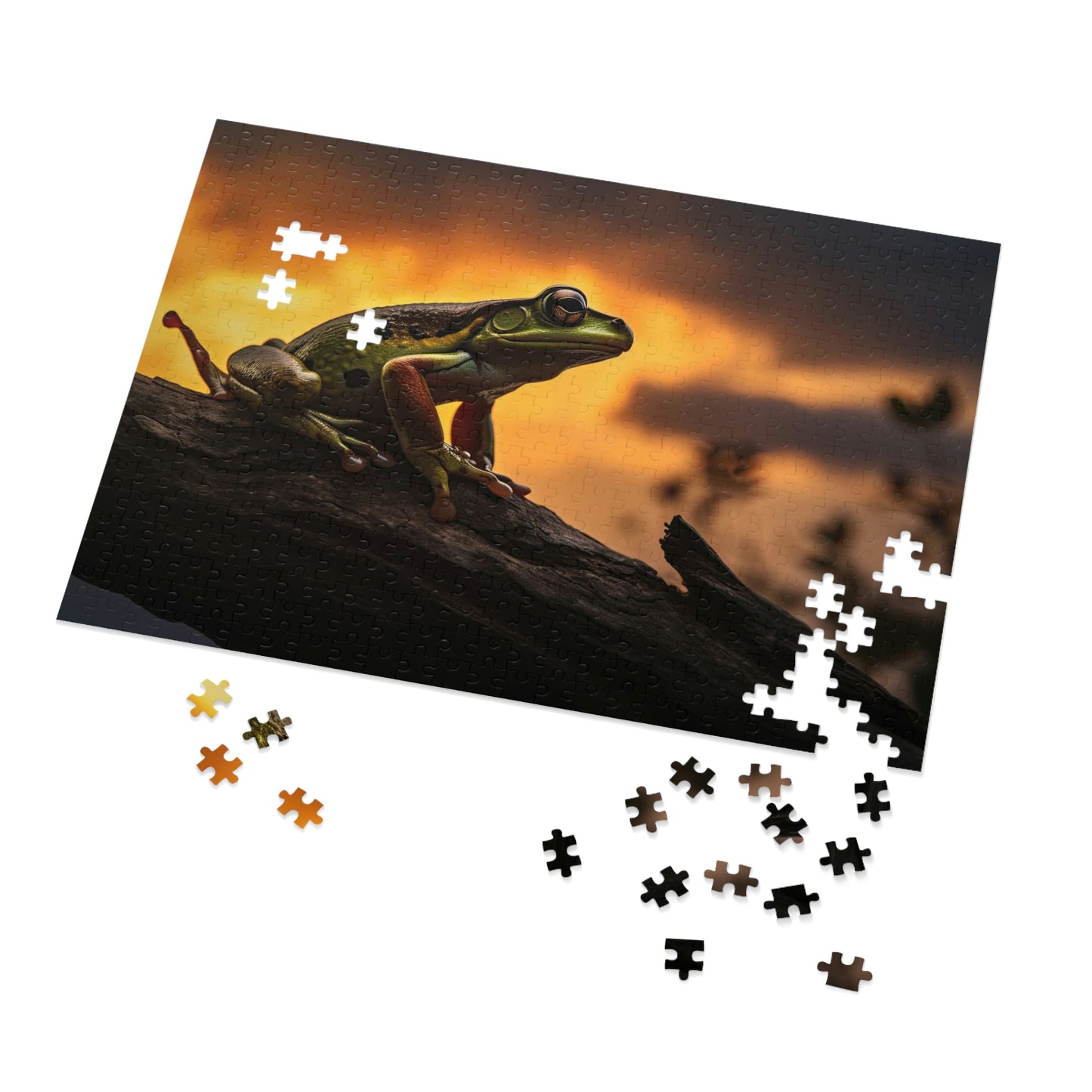 Frog's Serenade at Dusk 2 (500, 1000 piece)